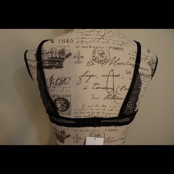 New With Tags black lace wing push up bra H&M 34C - Picture 7 of 7